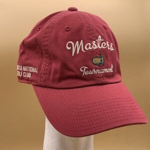 RARE Masters Tournament Golf Hat Strapback American Needle Augusta Red